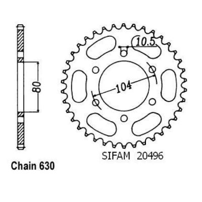 Rozeta pro Kawasaki 20496CZ38